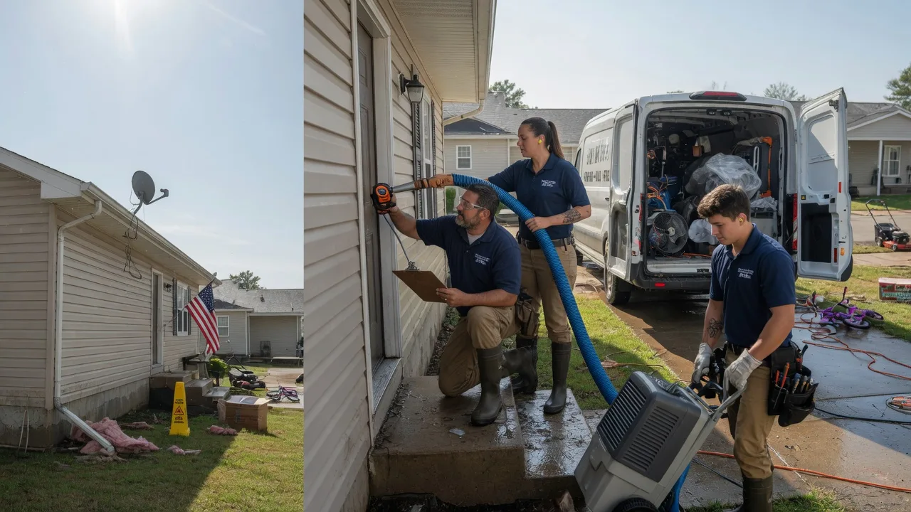 Ceiling Water Damage Restoration in Scottsburg, IN near me